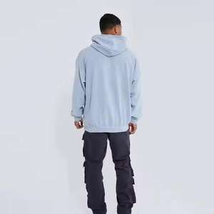 Sweat-shirts d'hiver pour hommes, style luxe populaire, coupe ample, séchage rapide, design attrayant, coupe classique, couleur bleu clair. - Product Image 5