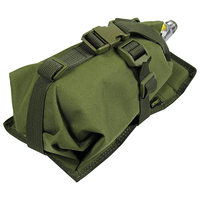 Pochette tactique MOLLE pour réservoir HPA de paintball 68ci 90ci, sac de transport pour bouteille d'air, vert OD, camouflage Coyote, vente en gros OEM