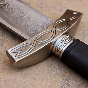 Nouvelle épée viking de haute qualité, fabriquée à la main en acier inoxydable, à lame droite, Northman avec fourreau, ODM, médiévale - Product Image 2