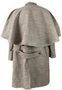Manteau long en laine pour homme, style cape, double boutonnage, reproduction américaine, manteaux longs en laine de style confédéré - Product Image 4