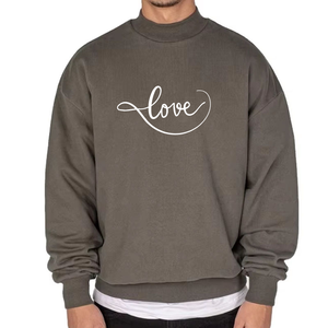 Sudadera personalizada unisex con cuello alto, forro polar, estampada, de alta calidad, estilo casual, para primavera, transpirable. - Product Image 4