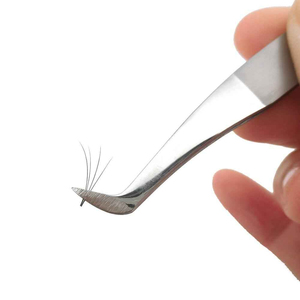 Pince à cils de précision pour extensions de cils, outil professionnel en acier inoxydable durable pour les artistes de salon - Product Image 5