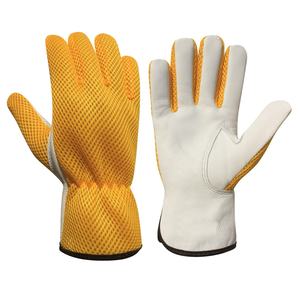 Manchette renforcée anti-dérapante en cuir de chèvre professionnel jardinage gants de sécurité au travail général en gros - Product Image 1