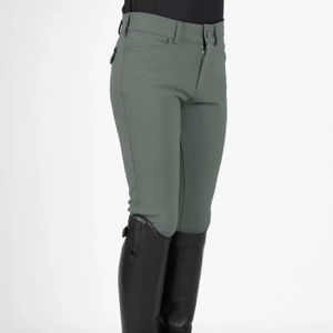 Pantalones de equitación cómodos y de alta calidad para niños y mujeres, pantalones de entrenamiento de equitación con tela suave y elástica. - Product Image 1