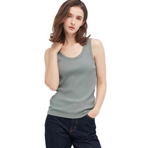 Camiseta Deportiva de Alto Rendimiento para Mujer, Sin Costuras, Sin Mangas, para Gimnasio, Yoga, Correr, Ropa Deportiva - Product Image 1