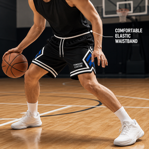 Shorts en maille solide pour hommes de haute qualité, séchage rapide, respirants, best-sellers, 100% polyester, shorts de basket-ball personnalisés en maille - Product Image 1