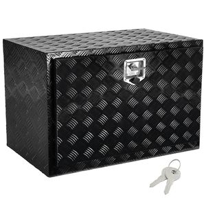 Cassetta Portaoggetti per Pickup in Alluminio Rinforzato con Piastra Diamantata, Dimensioni Personalizzate 48\" X 17\" X 18\", Resistente all'Acqua e alle Chiavi - Product Image 1