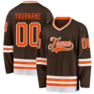 Jersey de Hockey sobre Hielo Sublimado con Logotipo Personalizado para Equipos Deportivos, Cómodo y Duradero - Product Image 1