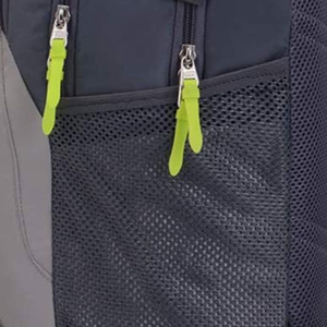 Sac à dos de sport gris pour basketball avec compartiment inférieur pour ballon, poche en filet, durable, haute qualité, robuste, personnalisable - Product Image 5