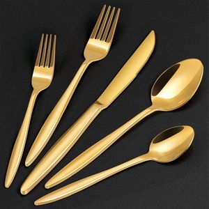 Ensemble de couverts élégants en acier inoxydable, ustensiles de table haut de gamme conçus pour la durabilité, le style et l'utilisation quotidienne en cuisine. - Product Image 1
