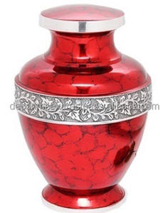 Urna de cremación de nuevo diseño con soporte de metal, suministros funerarios de la mejor calidad, urna de cenizas para adultos de Venta caliente para cenizas humanas - Product Image 3