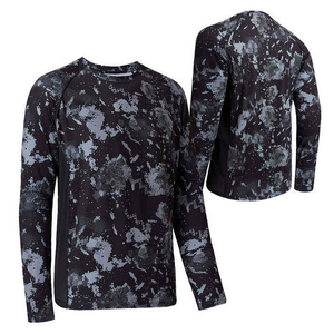 Camisa de Pesca de Manga Larga para Hombre, Camuflaje, Impresión por Sublimación, Secado Rápido, UPF 50, Poliéster, Estilo Pullover, Tendencia, Totalmente Personalizable - Product Image 1