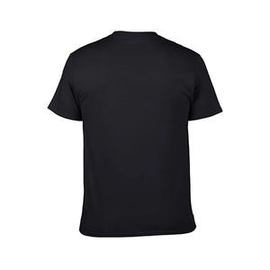 Camiseta de Manga Corta con Cuello Redondo para Hombre, Negra, Estilo Casual, Tejido de Punto, Geométrica, 100% Poliéster, Transpirable - Product Image 2