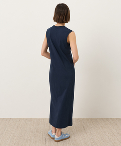 เดรสยาวแฟชั่นใหม่ขายส่งสำหรับผู้หญิง ดีไซน์หรูหรา คอกลม แขนกุด - Product Image 4