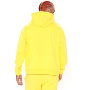 High Quality 100% Cotton Oversize Acid Washed Garment Dyed Lined Hoodies Men Pullover 500 Gsm Designer - Product Image 4