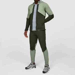 Conjunto Deportivo Personalizado de Chaqueta y Pantalones de Nylon, Impermeable, Cortavientos, Reflectante, con Cierre y Talla Grande - Product Image 6