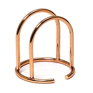 Porta Servilletas de Metal Dorado, Color Marfil y Negro, Moderno y Decorativo, en Oferta - Product Image 3