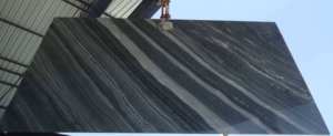 High Quality Himalayan <b>Black</b> <b>Polished</b> Stone Slab for Residential and Commercial Interior Applications with Durable Waterproof - Product Image 2