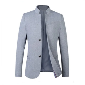 Ensemble de costume gilet et blazer violet de haute qualité pour homme, col pointu, toucher velours, veste de soirée formelle, collections de vêtements de luxe pour mariage - Product Image 3