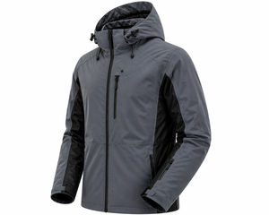 <b>Green</b> Men's Printed Windproof Waterproof Hooded Canvas Snowboarding <b>Ski</b> <b>Jacket</b> Quick Dry Breathable Warm Winter Snow Coat - Product Image 6