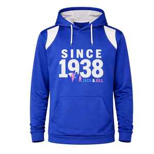 Sudadera con Capucha Azul Dri Fit de Jack and Jill con Gráfico Since 1938, Sudadera Cómoda y Elegante para Adolescentes y Niños, Sudadera Informal - Product Image 2