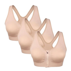 Sujetador Deportivo Transpirable de Cobertura Total para Mujer, Talla Grande, con Logotipo Frontal, para Actividades de Fitness de Alta Intensidad - Product Image 1