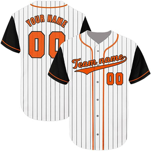 Nouvelles tenues de baseball pour hommes adultes, respirantes, séchage rapide, 100% polyester, haute qualité, personnalisables pour la vente en ligne - Product Image 1