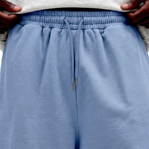 Pantalones cortos de forro polar azul claro de alta calidad para hombre, material suave y acogedor para dormir y para el confort interior en invierno, pantalones cortos de forro polar para hombre - Product Image 5