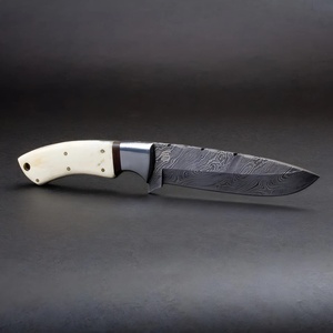 OEM Damascus Hunting <b>Knife</b> Handmade Outdoor Survival <b>Bone</b> <b>Handle</b> Industrial Grade Stainless Steel Fixed Blade 3-Year Warranty - Product Image 5