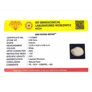 Loose Keshi Pearl 4.3 Carat Luxury Gemstone for Fine Jewelry - Product Image 4