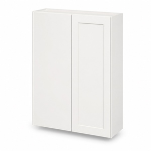 Made to Order 30 x 42 Inch Wall Blind <b>Corner</b> <b>Cabinet</b> <b>White</b> Shaker RTA Factory Direct Vietnam - Product Image 2