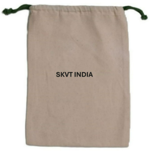 Custom 100% Organic Cotton Recyclable Drawstring Pouch Bags for Jewelry <b>Packaging</b> Gift & Craft Use with Silk Screen Printing - Product Image 6