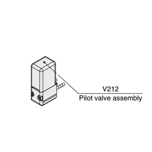 Pièces pneumatiques d'assemblage de soupape pilote V211T-5LZ SMC Pneumatics - Product Image 2