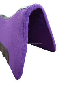 แผ่นรองอานม้าหนา18มม. ของอินเดียแผ่นหนังสีน้ำตาลเข้มปรับแต่งได้แผ่นรองอานม้าสีม่วงขนาด30x3 0/32x32 - Product Image 6