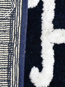 Alfombra de poliéster rectangular jacquard a cuadros, antideslizante y absorbente, para uso doméstico y hotelero, estilo moderno para baño. - Product Image 4