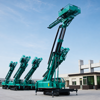 Machine de forage hydraulique sur chenilles robuste pour la stabilisation des pentes minières