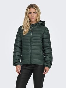 Women's Lightweight <b>Packable</b> Hooded Quilted Winter Puffer <b>Jacket</b> Water Resistant Detachable Sleeves Hat Polyester/Cotton Fabric - Product Image 6
