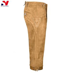 Trachten Oktoberfest alemán bávaro de cintura alta Lederhosen estilo deportivo tela larga Bundhosen Trachten prendas - Product Image 6