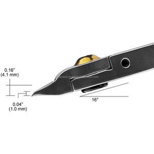 Tronex 5312W - Cortador de Alambre Duro de 4.5 Pulgadas, Cuerpo de Aleación de Tungsteno, Mini Alicates Ovalados de Corte Recto, Herramienta de Corte de Alambre Duro de Alta Calidad para Joyería - Product Image 4
