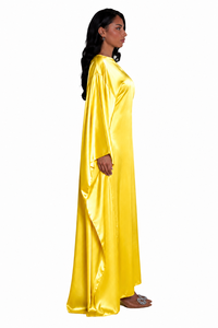 Premium ODM Winter Silk Satin <b>Kaftan</b> Abaya <b>Dress</b> for <b>Women</b> with Elegant Casual Styling Anti-Wrinkle Floor Length Long Sleeve - Product Image 4