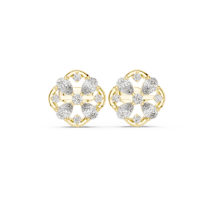 Boucles d'oreilles en argent 925 Moissanite Diamond Gem pour femme - Product Image 3