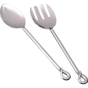 Elegante Juego de Cubiertos Metálicos para Ensalada con Diseño de Hojas para el Hogar y la Cocina a un Precio Económico, Juegos de Cubiertos para Ensalada Personalizados - Product Image 1