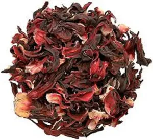 Flores de Hibisco Secas, Hojas Sueltas de Rosella, Té de Hierbas, Flor de la Vida Roja para Mezclas de Té y Bebidas - Product Image 3