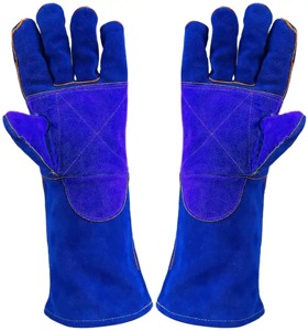 CAPTAIN INDUSTRY CI-WG-107 Guantes de Soldadura de Cuero de Alta Calidad con Diseño Personalizado, Antideslizantes e Impermeables - Product Image 3