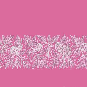 Falda con Estampado Personalizado y Bordado, Estilo Hawaiano, Cintura Elástica, Atuendo Informal para Vacaciones, Corte Cómodo y Relajado, 100% Algodón - Product Image 3