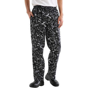 Pantalons de chef respirants de haute qualité pour hommes, manches longues, pantalons de chef confortables pour hommes - Product Image 1