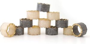 Decorative Table Napkin Rings With Elegant Patterns And Premium Polish. - Product Image 1