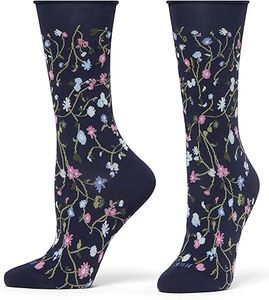 OEM women's Striped Customized Bottom Logo Cuff Body Casual Knitted <b>Breathable</b> Eco-Friendly <b>Socks</b> - Product Image 4