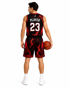 Maillots et shorts de basket-ball personnalisés en direct d'usine, ensemble uniforme de basket-ball sublimé pour les clubs sportifs, les écoles et les équipes - Product Image 3
