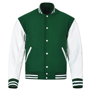 Chaquetas Varsity para Hombre, Estilo Primavera 2026, Alta Calidad, con Letra 'A', a la Moda, Estilo Urbano, Chaqueta Varsity Menferentin en Cuero de Color - Product Image 3